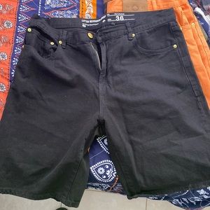LRG black jeans shorts. Great condition. No fade.